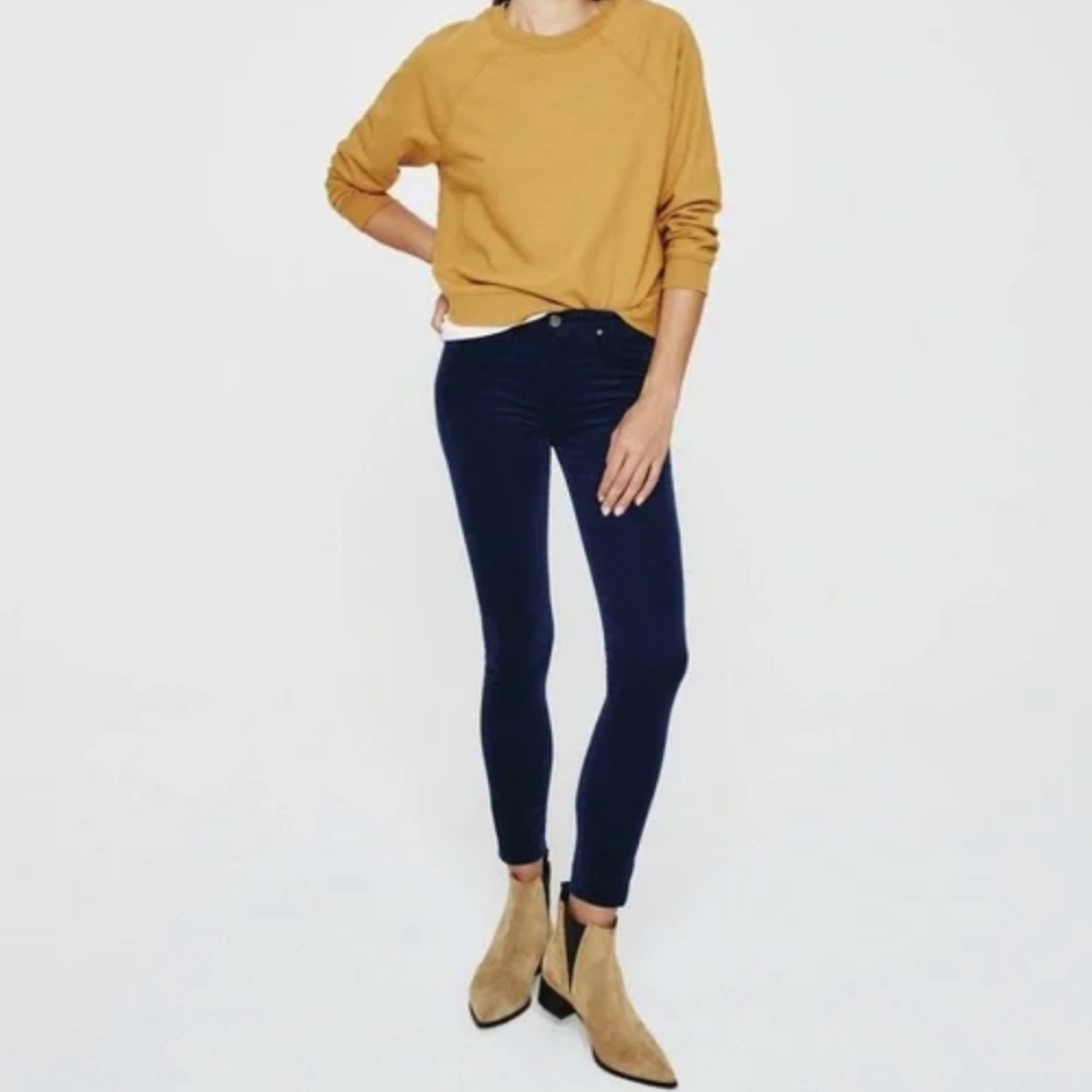 AG Adriano Goldschmied | The Farrah High-Rise Skinny Ankle Jeans | 27R